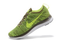 Кроссовки мужские Nike Flyknit Lunar 1 на каждый день зеленые